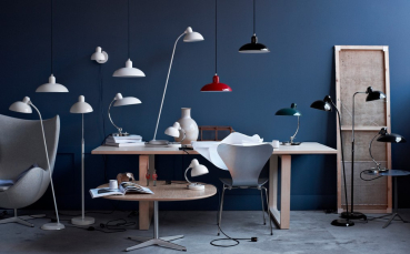 Preview: Fritz Hansen KAISER IDELL™ Pendelleuchte venetian rot